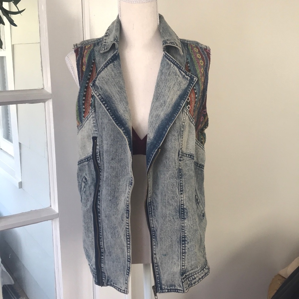 Denim vest